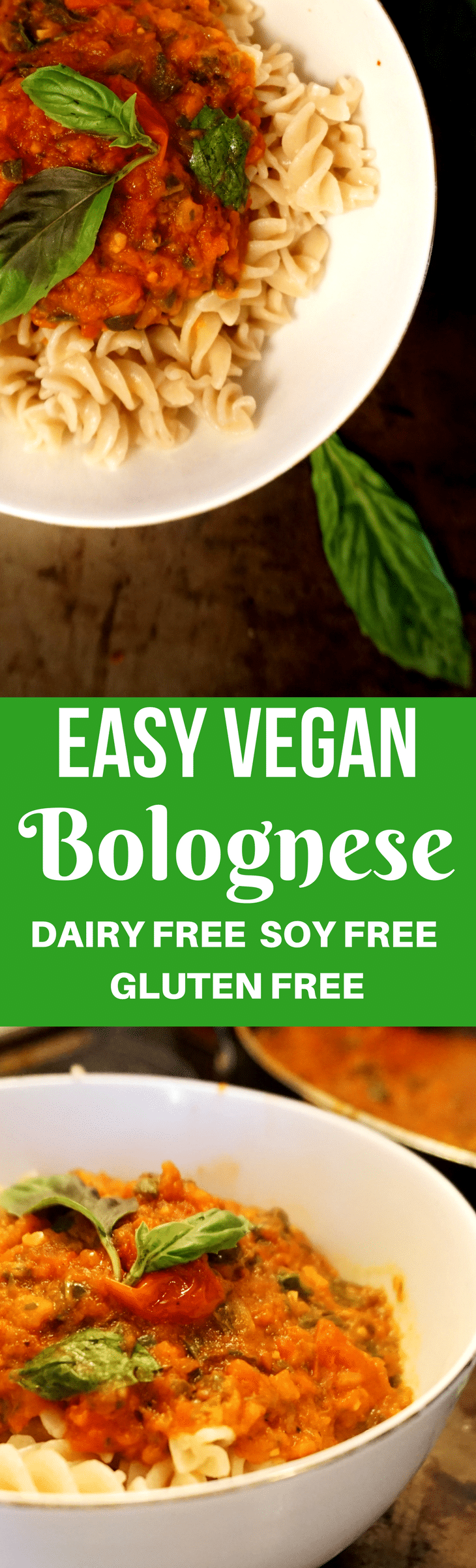 Easy Vegan Bolognese 