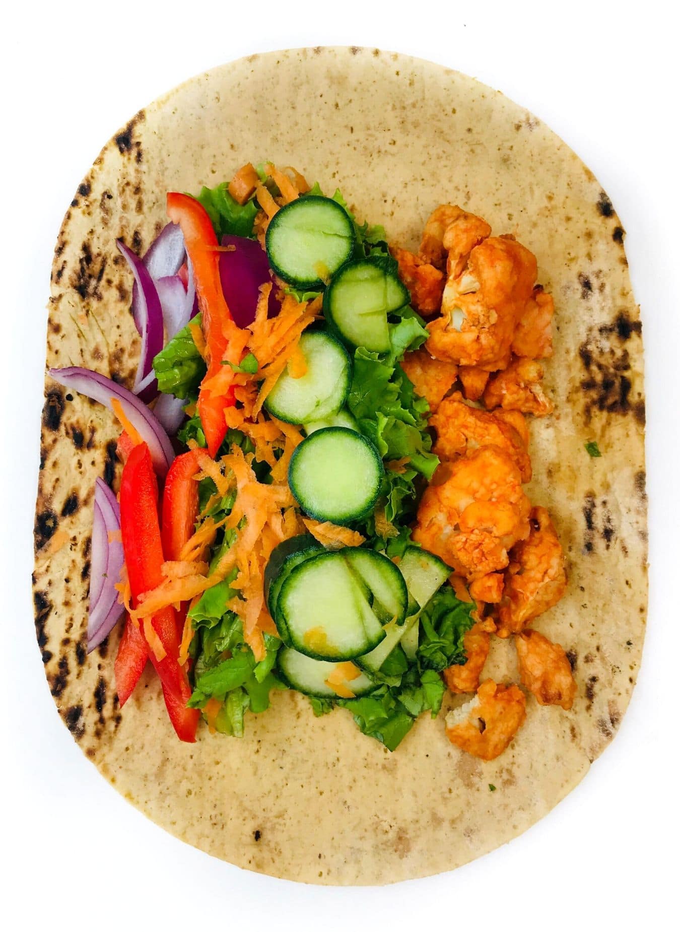 Vegan Buffalo Wings Wrap