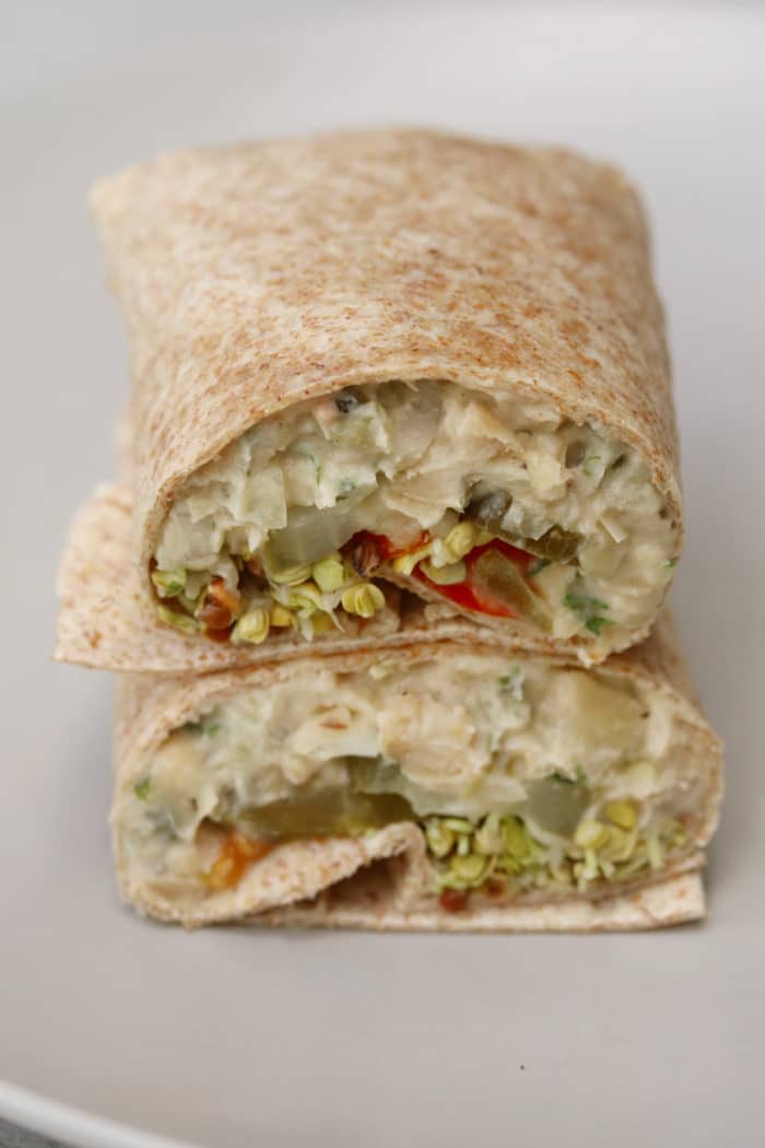 Vegan Tuna Salad Wrap