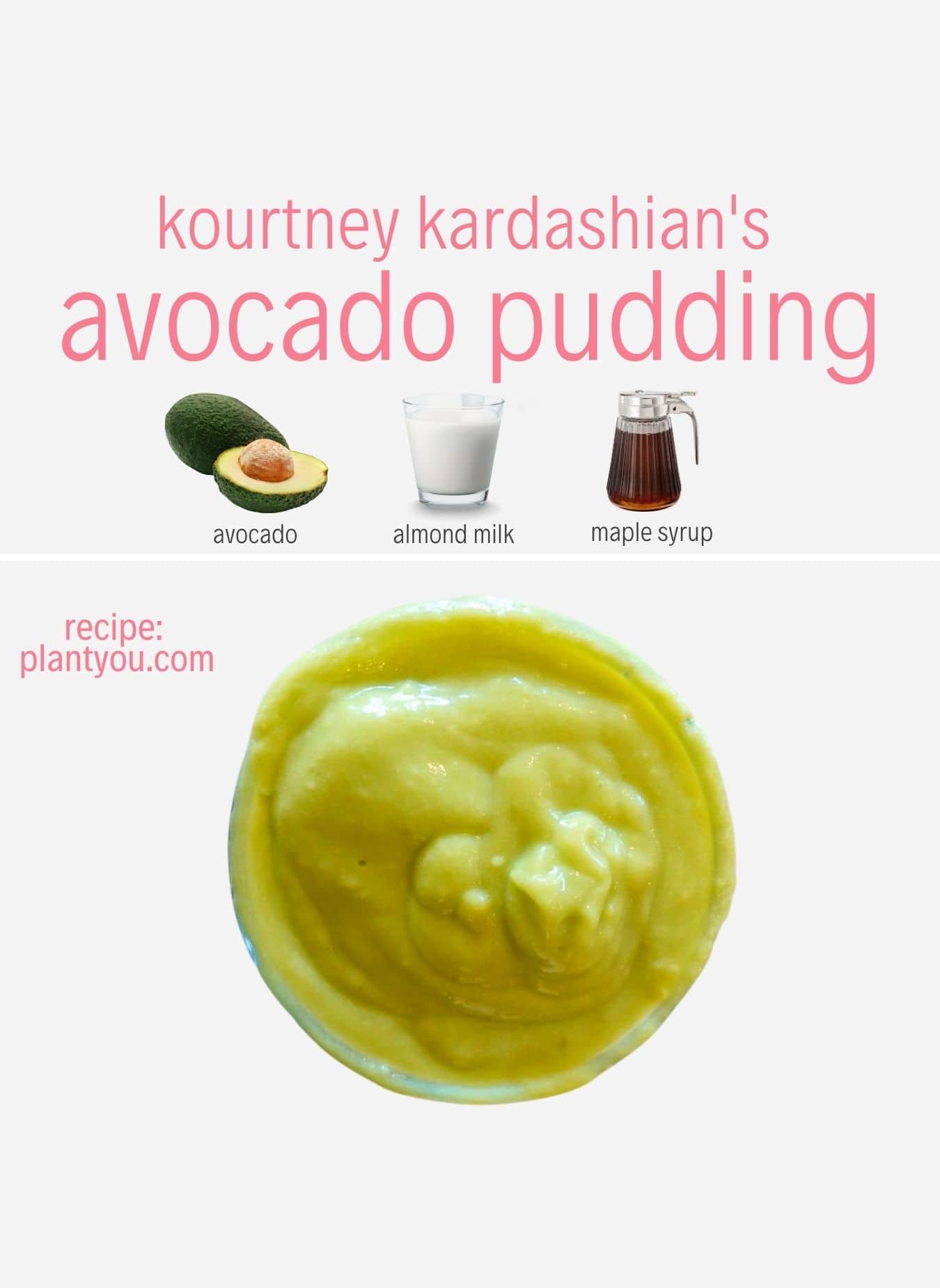 Kourtney Kardashians Avocado Pudding Veganized Plantyou