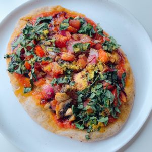 Vegan Flatbread Pizza