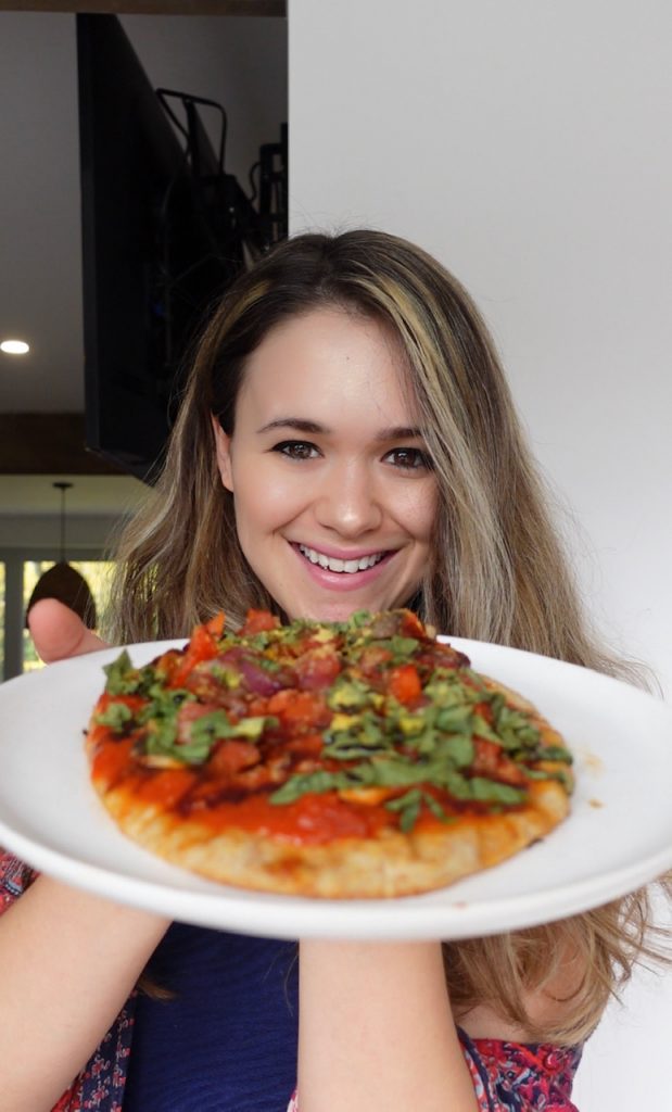 Vegan Flatbread Pizza