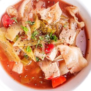 vegan cabbage soup