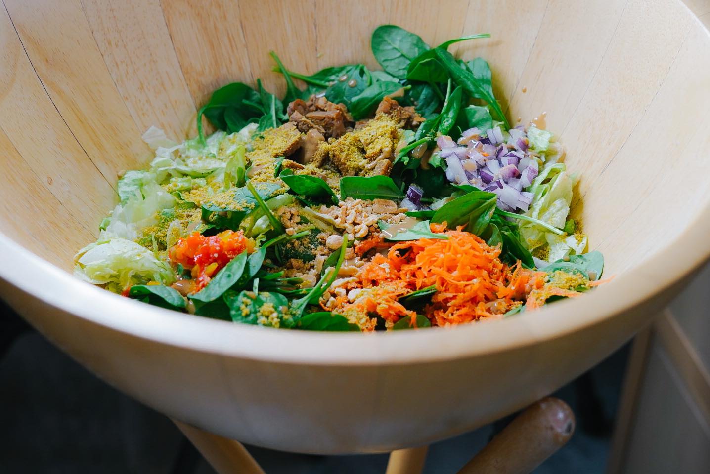 Vegan salad bowl recipe