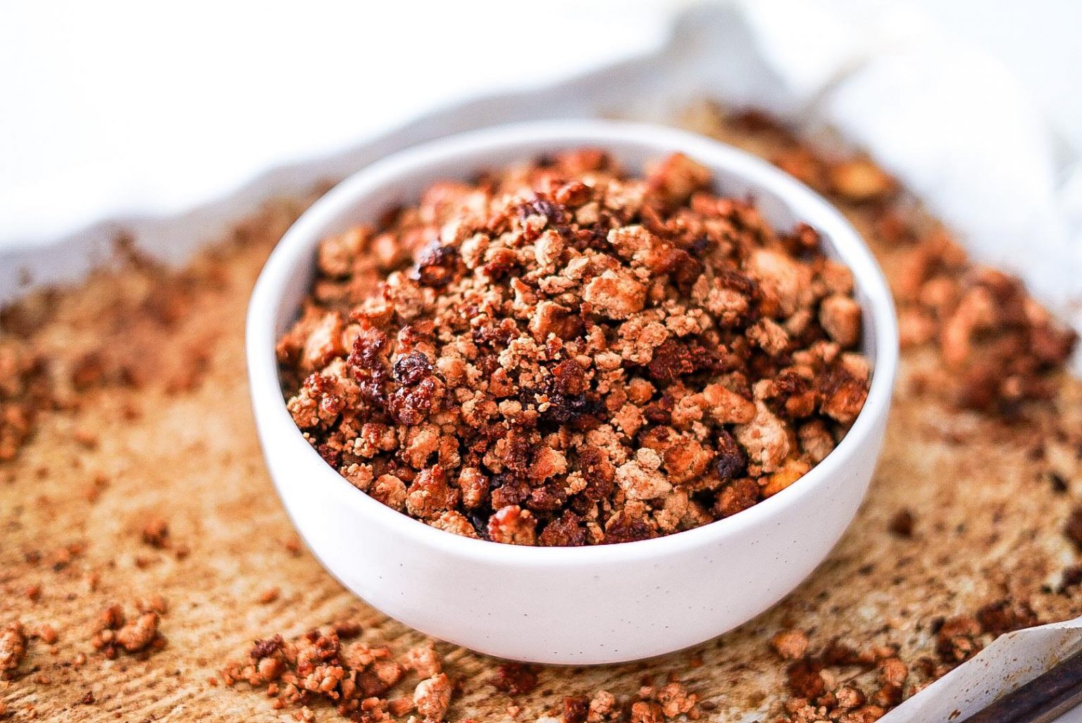 Vegan Ground Beef Substitute (Healthy, PlantBased, OilFree) PlantYou