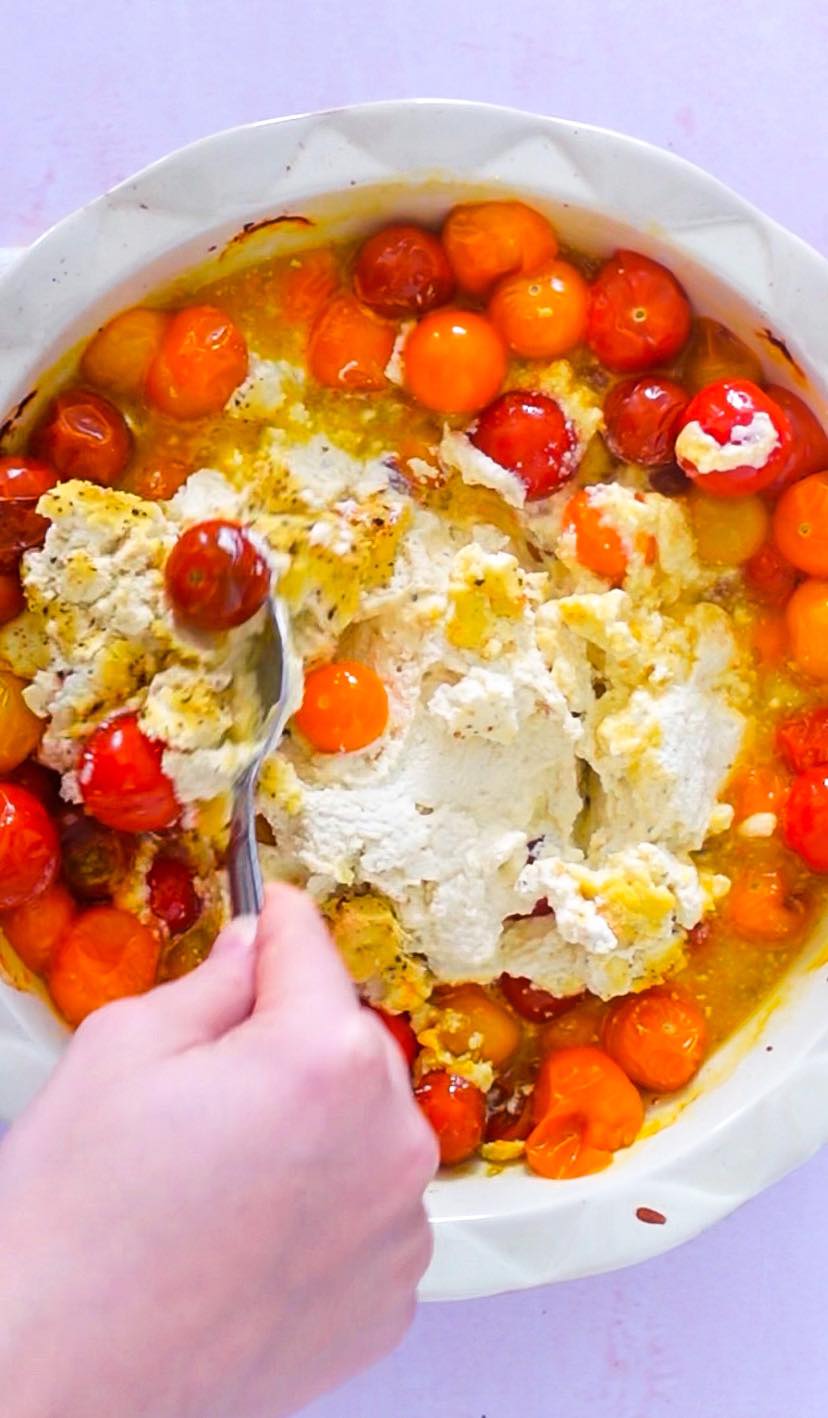 Easy Tofu Tomato Pasta With Vegetables