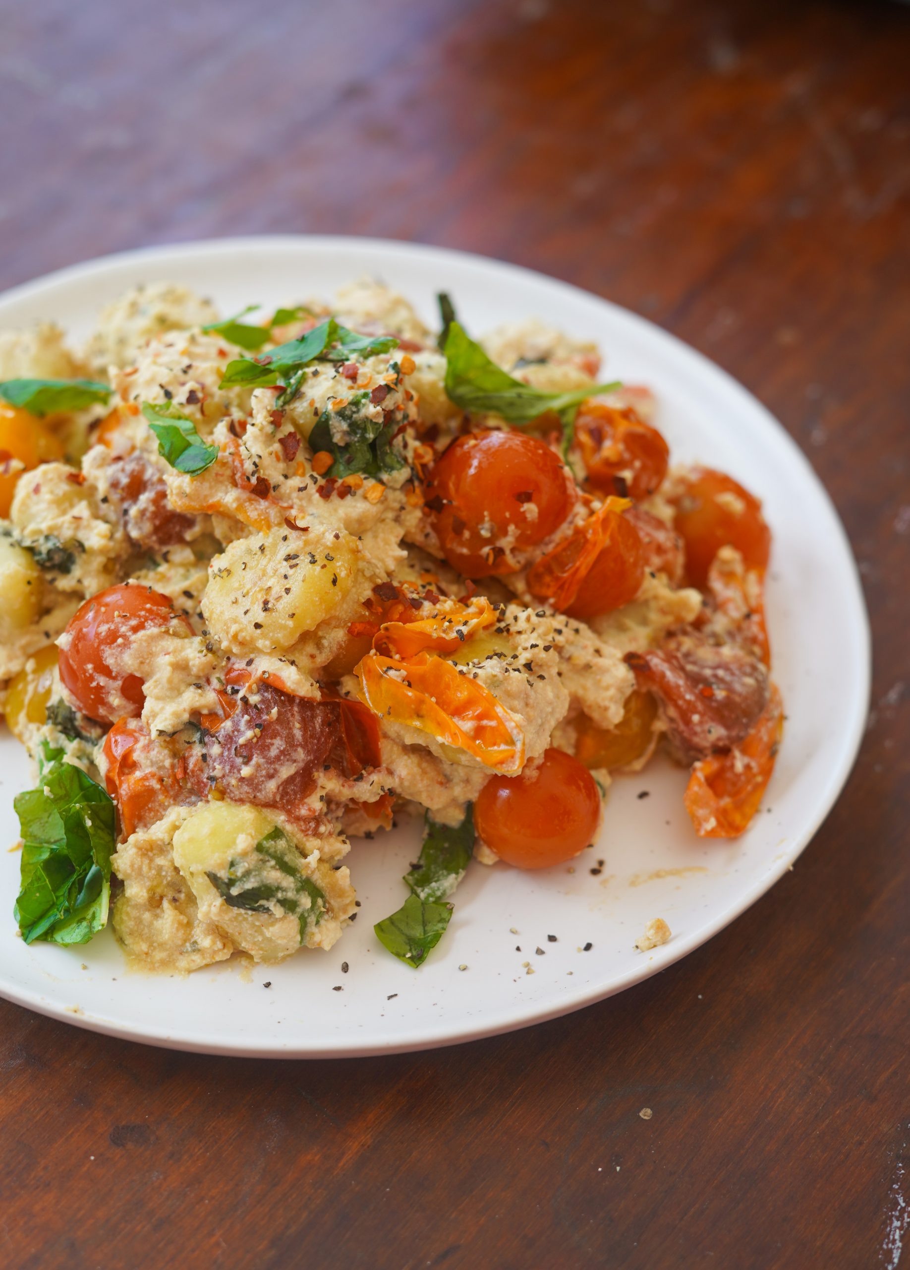 Vegan Baked Feta Gnocchi