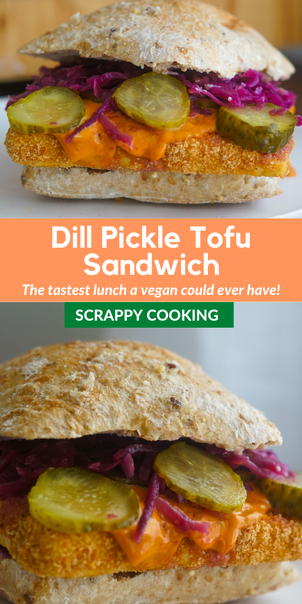 Dill Pickle Tofu Sandwich PlantYou