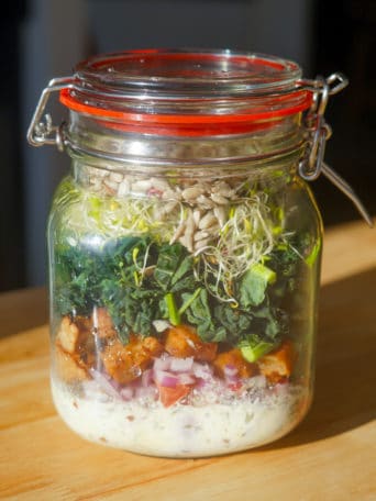 Mason Jar Kale Salad