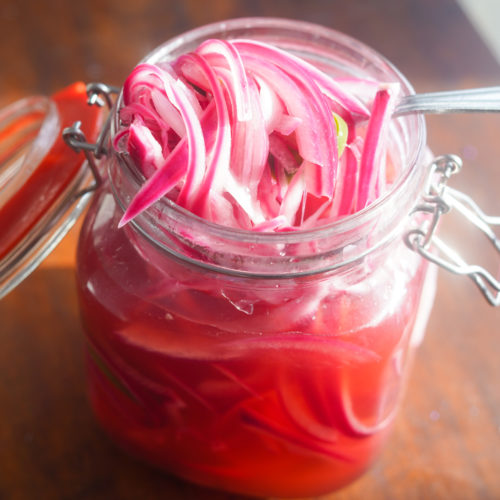 How to Make Quick Pickled Red Onions - A Spicy Perspective