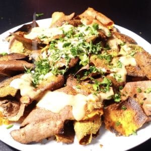 Sweet Potato Skin Nachos