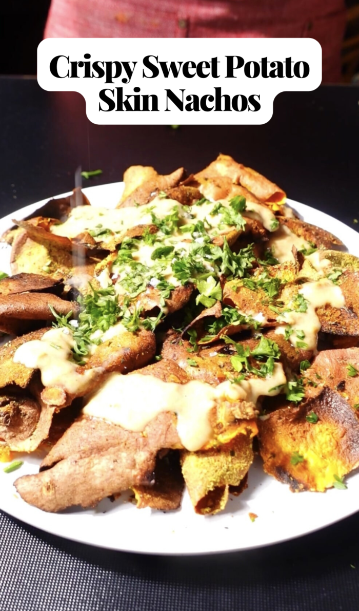 Sweet Potato Skin Nachos