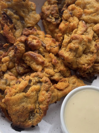 Battered Oyster Mushroom CHicken