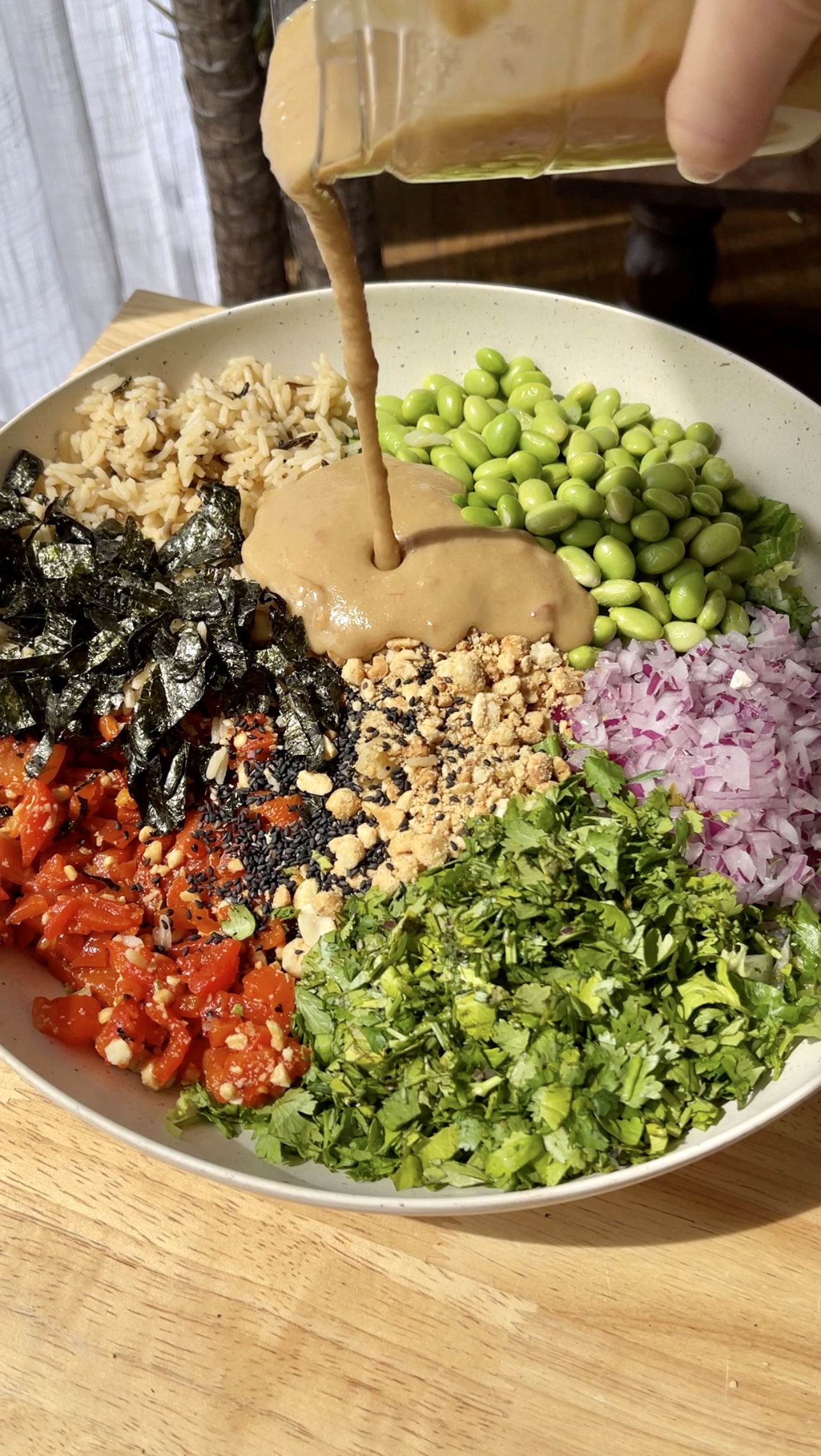 Gut Health Salad Bowl Meal Prep Recipe