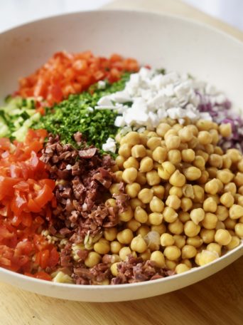 lemon orzo salad
