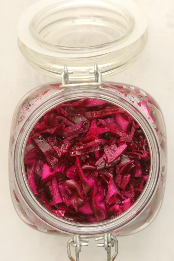 Red Pickled Cabbage