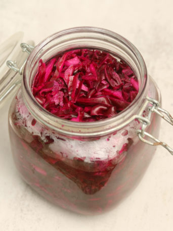Red Pickled Cabbage