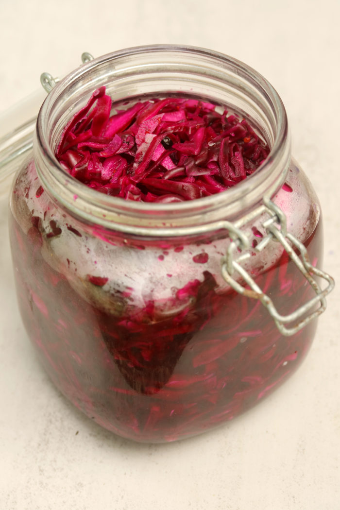 Red Pickled Cabbage