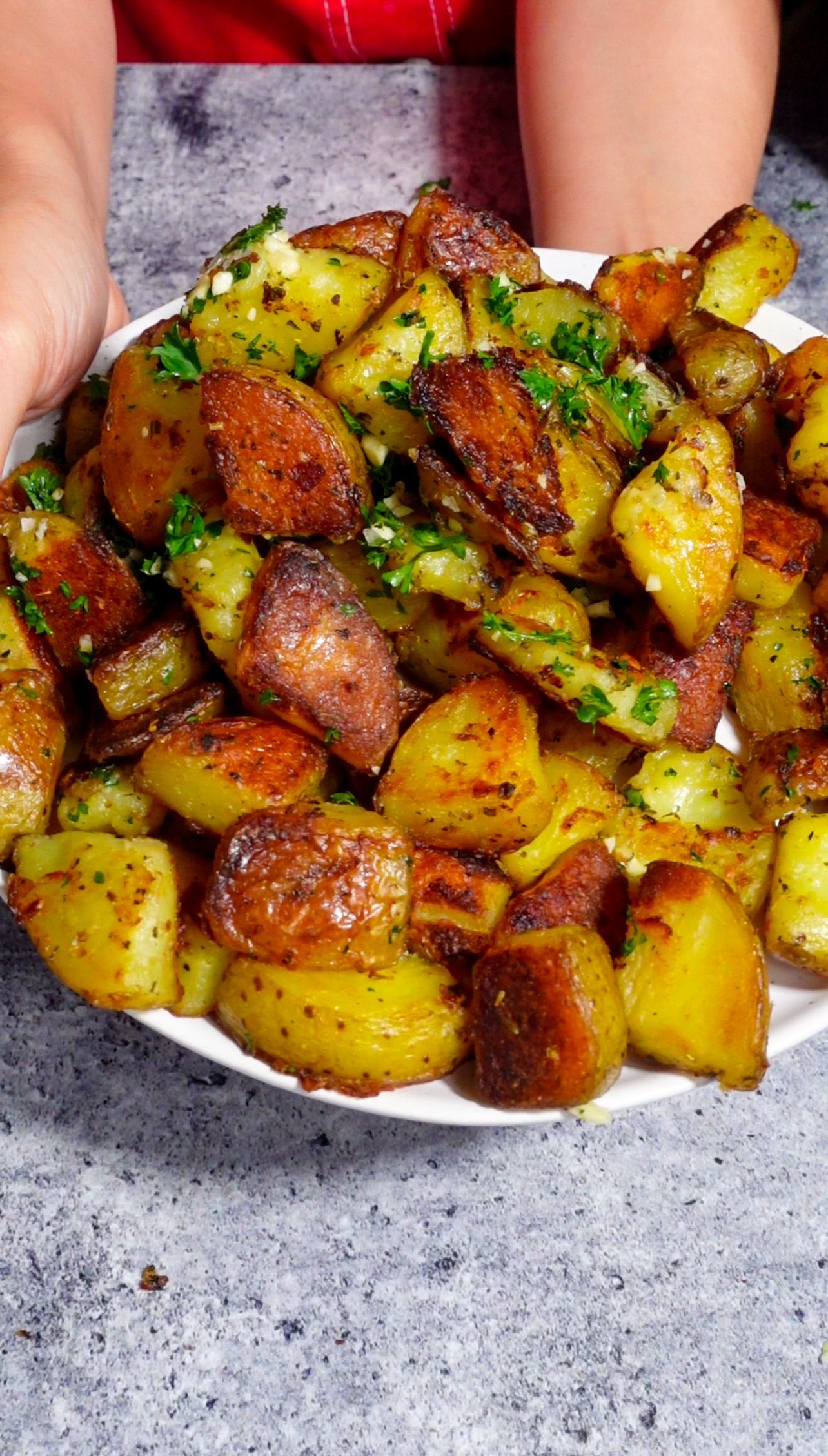 Crispy Smashed Potatoes - PlantYou