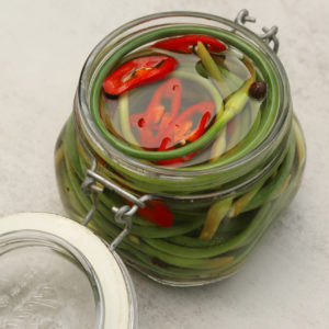 Pickled Garlic Scapes