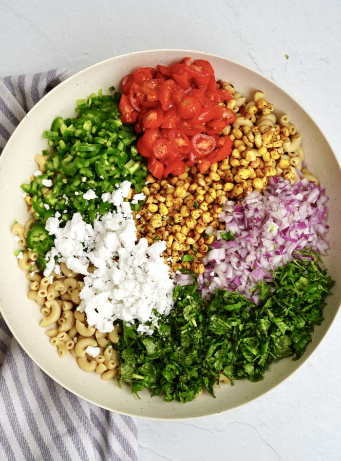 street corn pasta salad