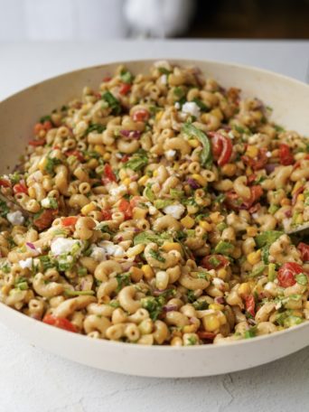 street corn pasta salad