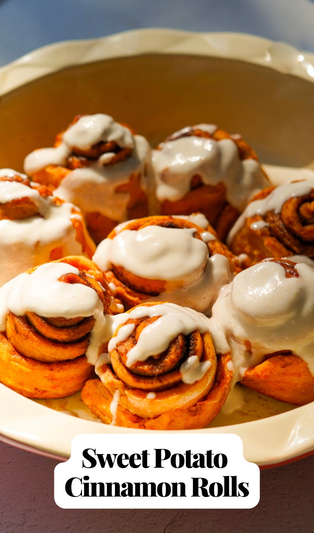 Sweet Potato Cinnamon Rolls - PlantYou