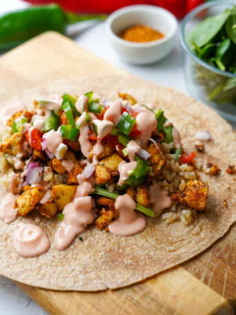 tofu burrito