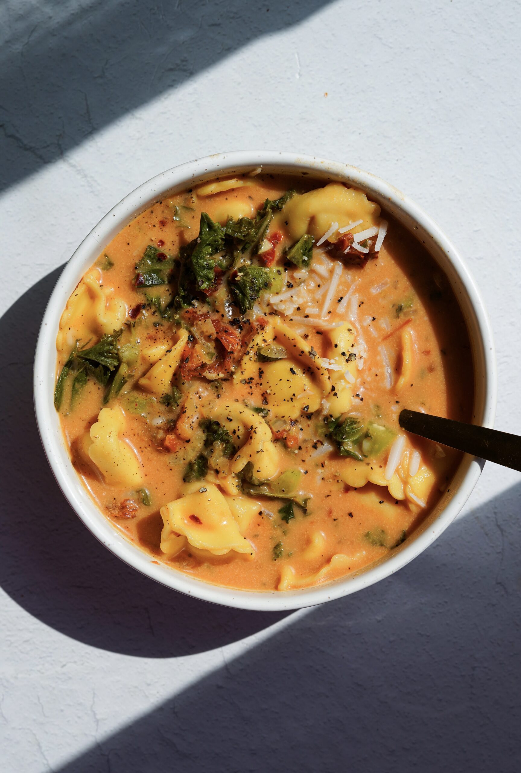 Vegan Tortellini Soup Plantyou