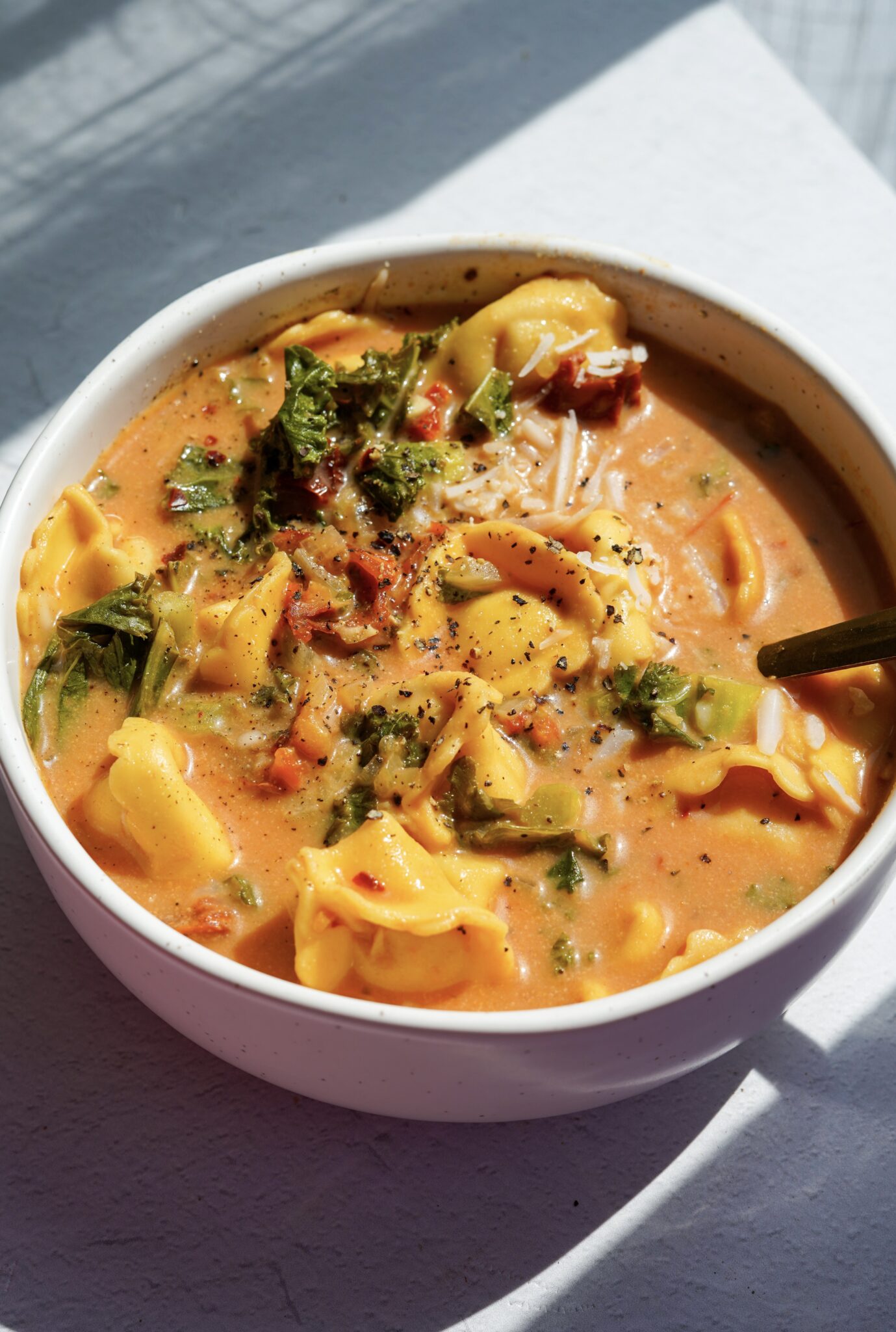 Vegan Tortellini Soup PlantYou