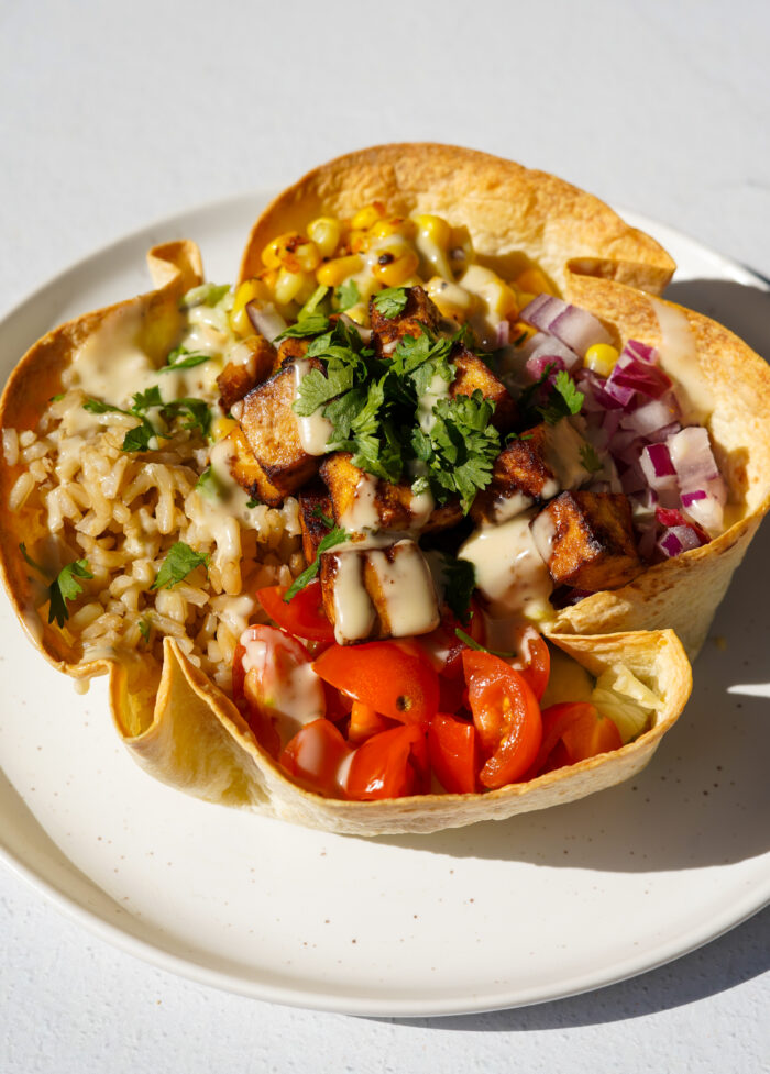 Taco Salad Bowls - A Nourishing Plate