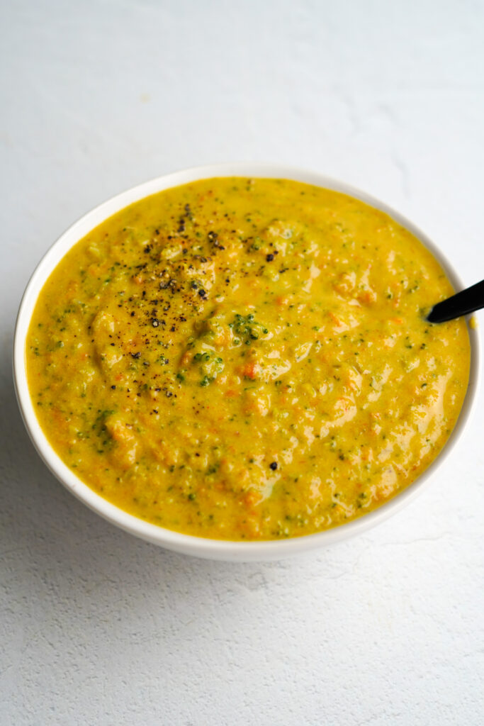 Vegan Broccoli Cheddar Soup - PlantYou