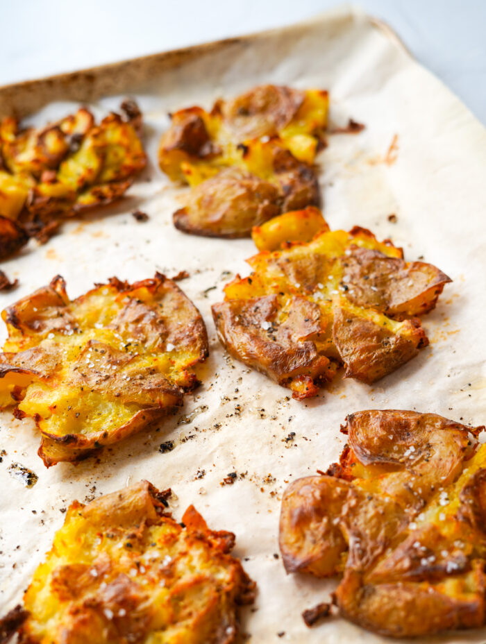 Crispy Smashed Potatoes - PlantYou