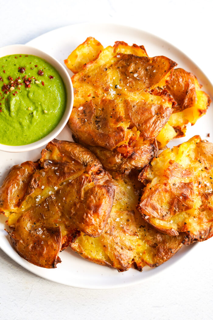 Crispy Smashed Potatoes Recipe