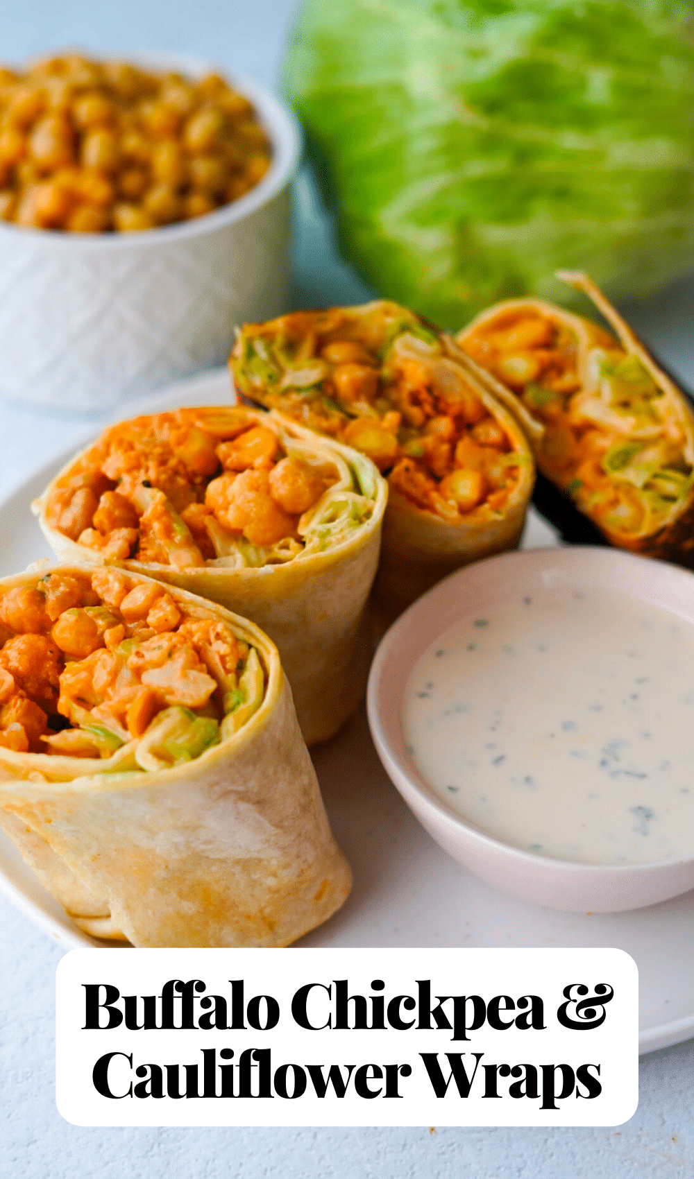 Buffalo Cauliflower Wraps - PlantYou