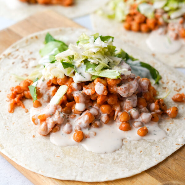 Buffalo Cauliflower Wraps - PlantYou