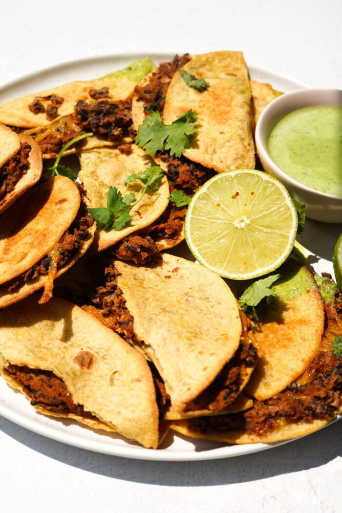 Crispy Black Bean Tacos PlantYou