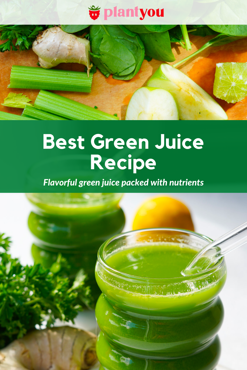 The Best Green Juice Recipe PlantYou   3 