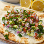 shirazi salad pitas