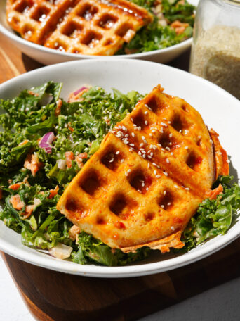 waffle iron tofu