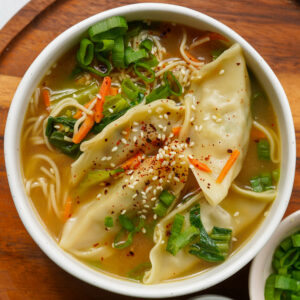 quick dumpling soup