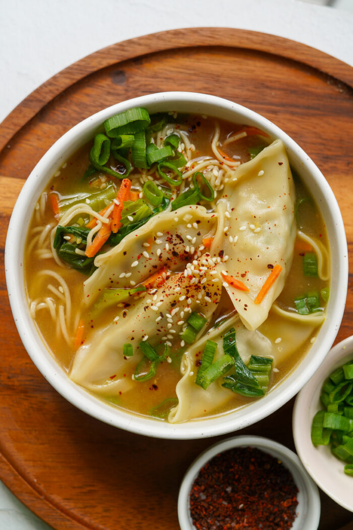 quick dumpling soup