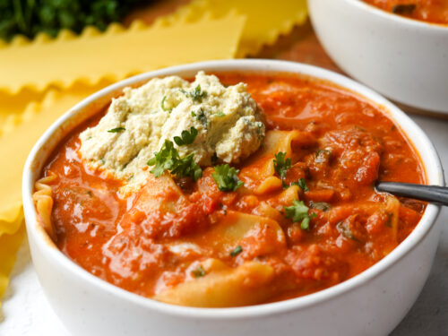 Vegan Lasagna Soup