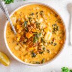 marry me tuscan vegetable soup top down shot