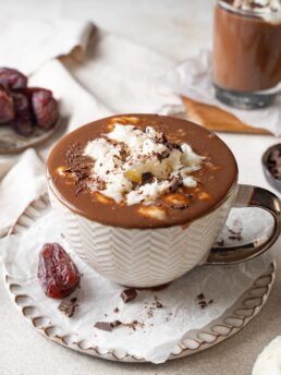 healthy vegan hot chocolate