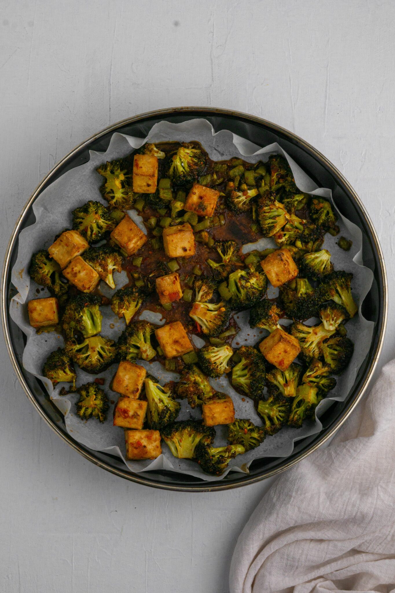 Sheet Pan Tofu and Broccoli (With Green Goddess Sauce) - PlantYou