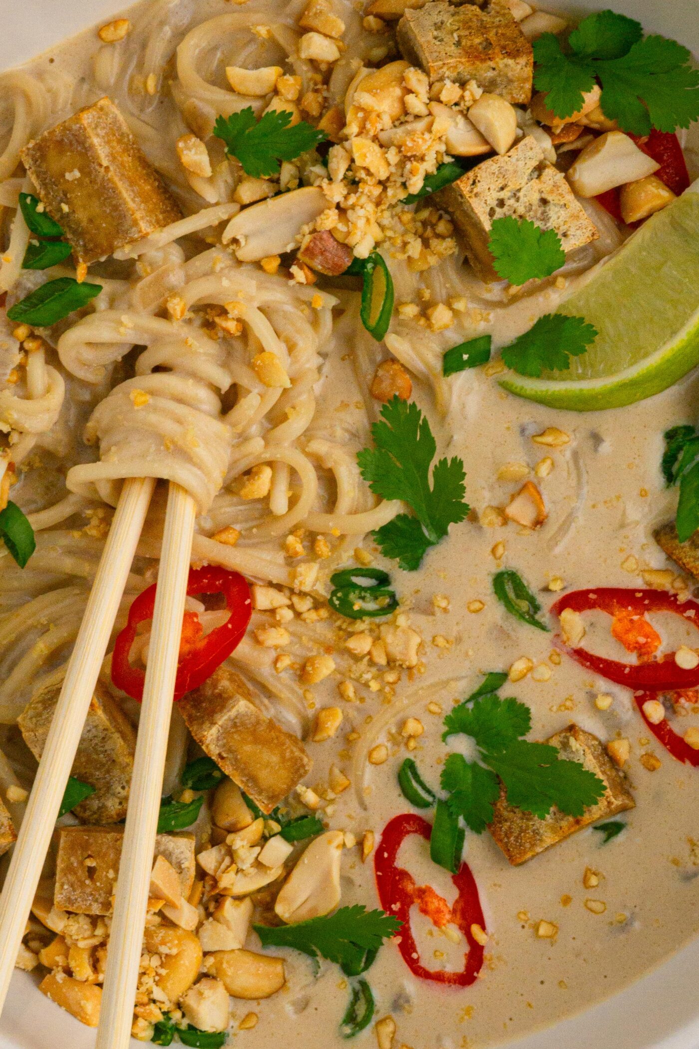 peanut butter and ramen noodles