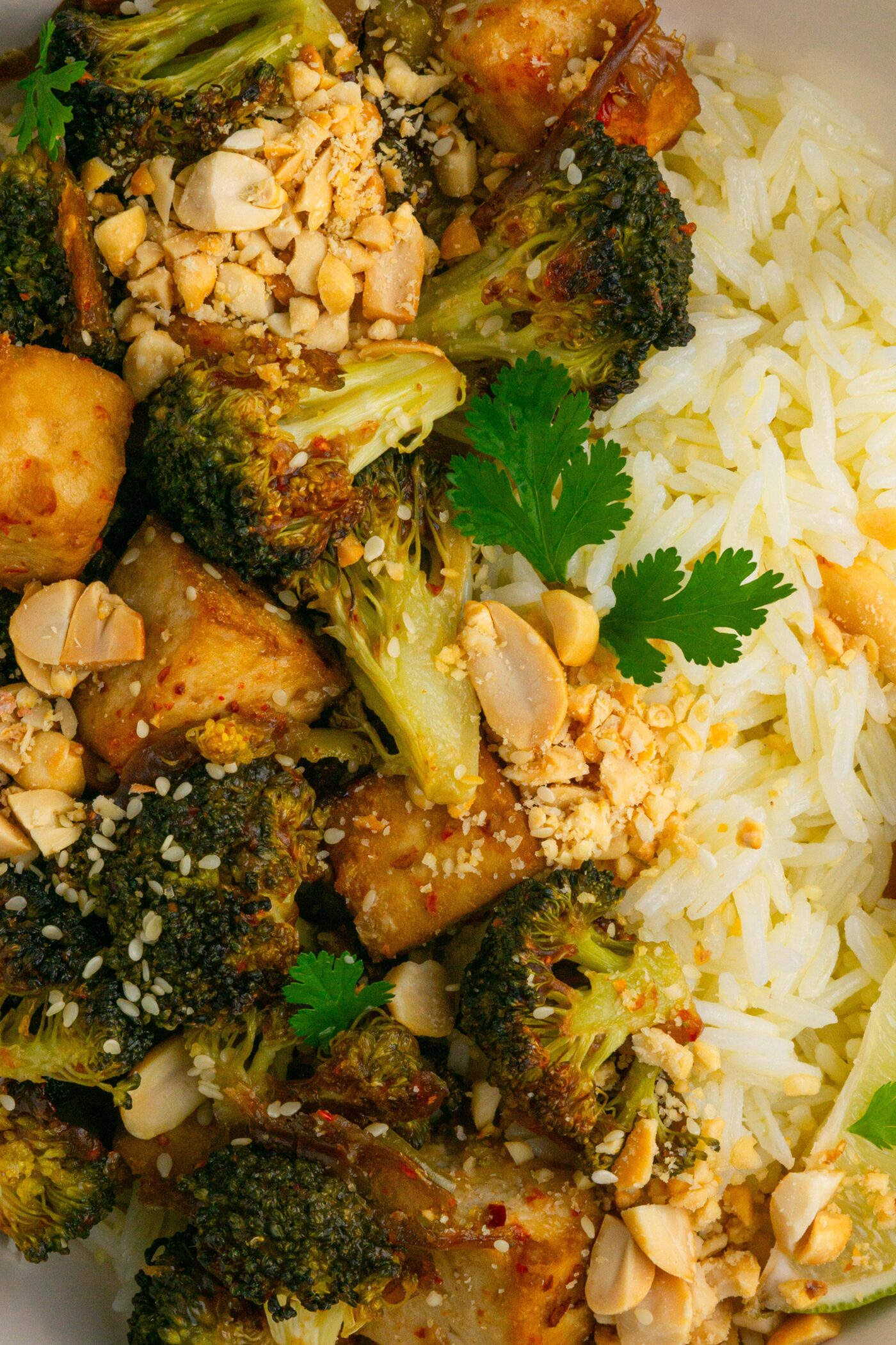 Sheet Pan Tofu and Broccoli (With Green Goddess Sauce) - PlantYou