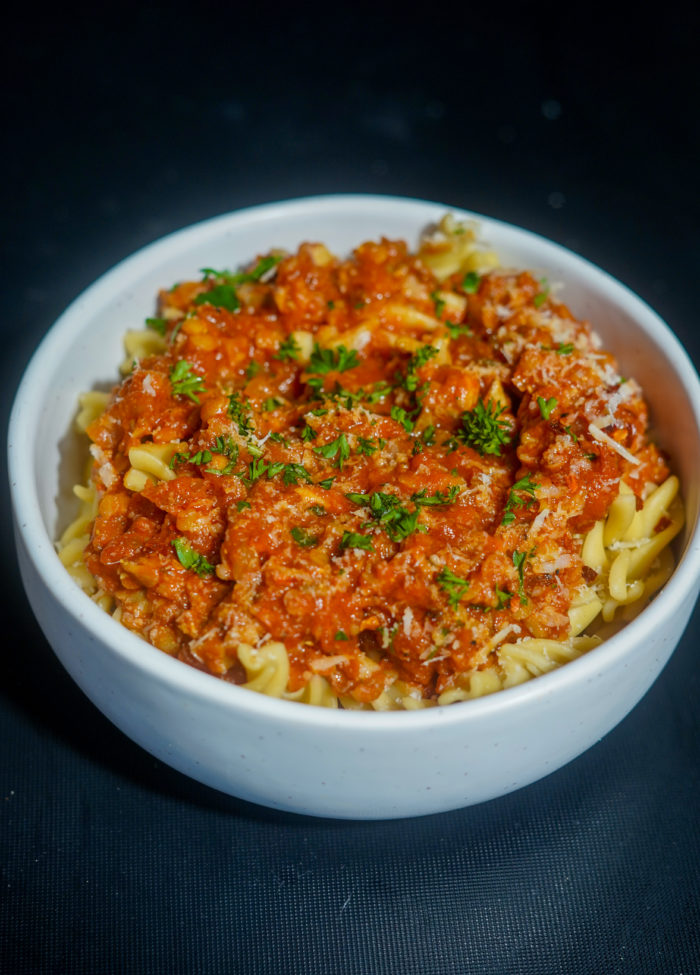 vegan bolognese plantyou