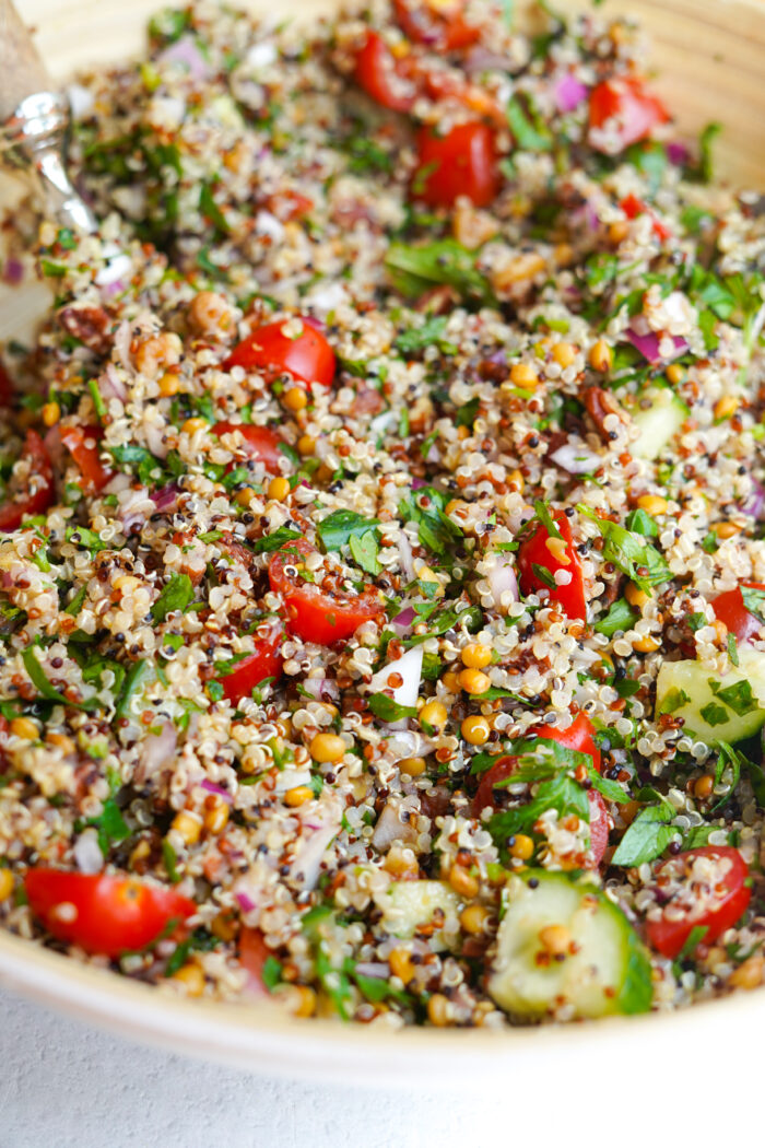 lentil quinoa salad